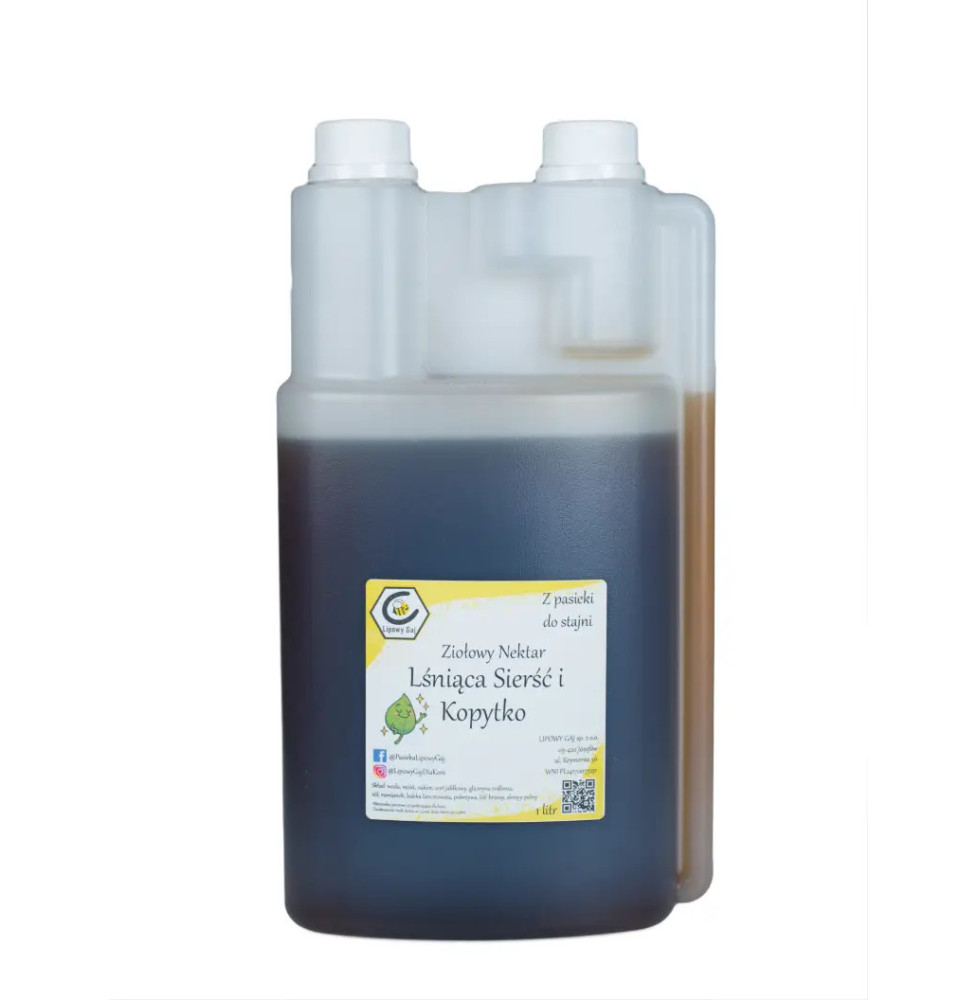 Nektar ziołowy dla koni „Lśniąca Sierść i Kopytko” Lipowy Gaj