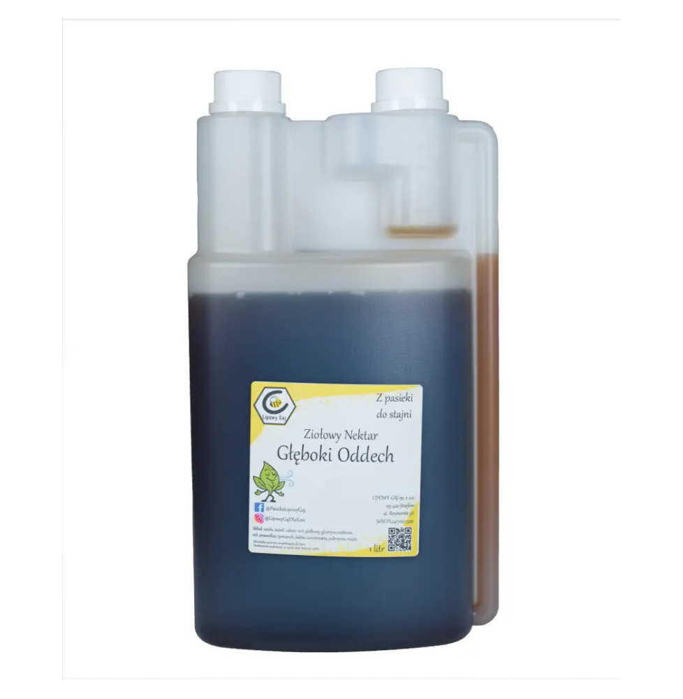 Nektar ziołowy dla koni „Głęboki Oddech” Lipowy Gaj
