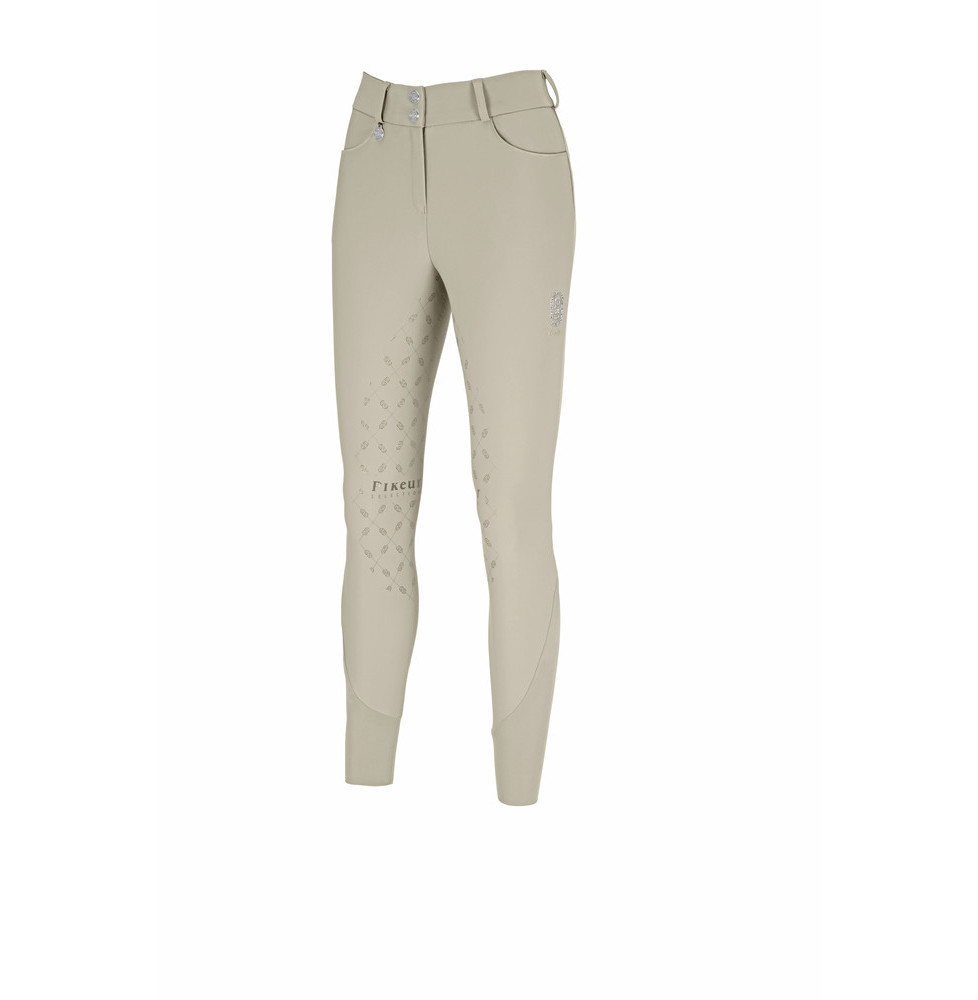 Bryczesy Ceelina SS26 Highwaist Pearl Grey Pikeur