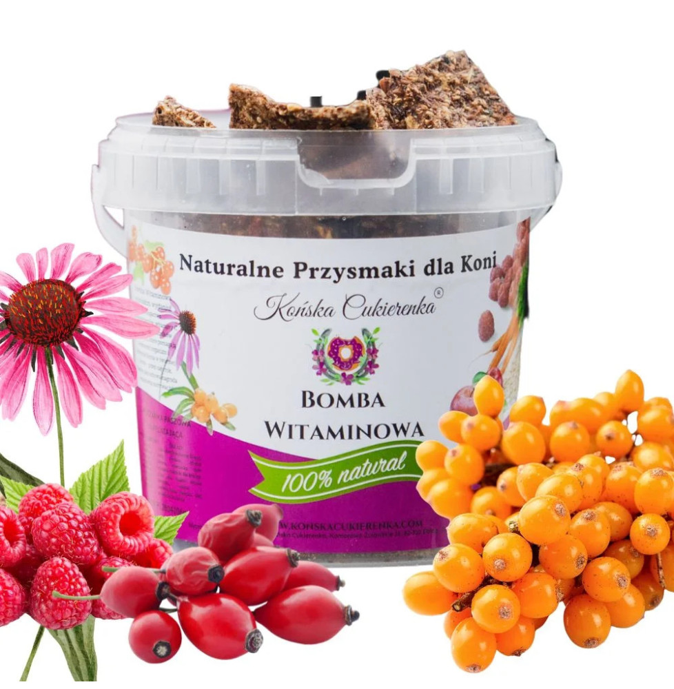 Ciasteczka Bomba Witaminowa Końska Cukierenka