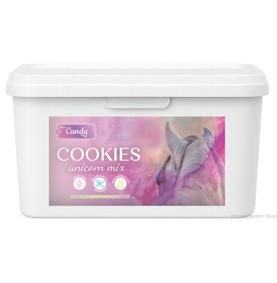 Smaczki Candy Cookies Unicorn Mix 1,2 kg BIOFEED Horse & Pony