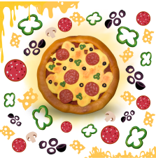 Ciastko Pizza Foodie 2026 Candy Horse