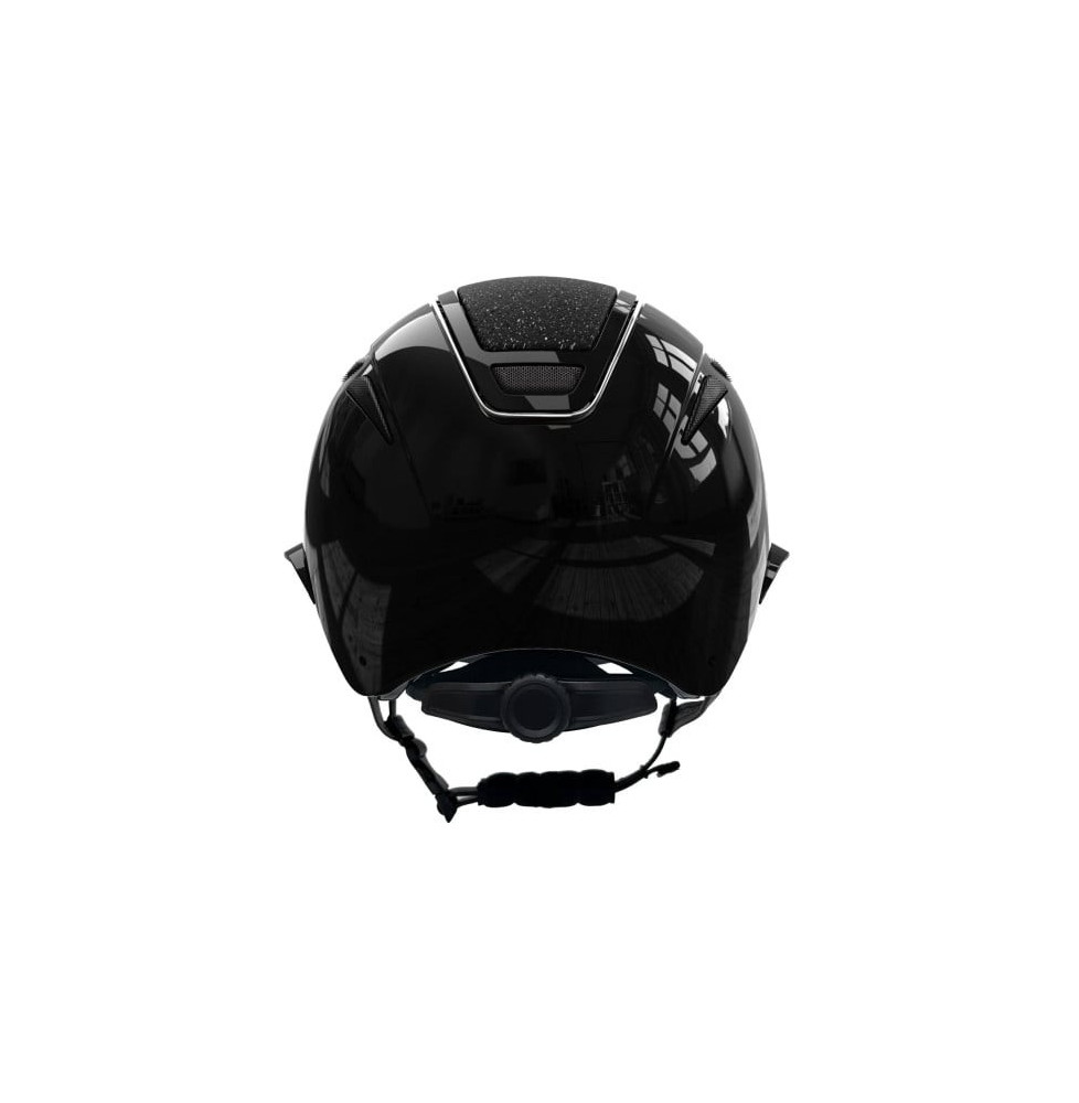 Kask Jeździecki Elite Polo Lakierowany Czarny Covalliero