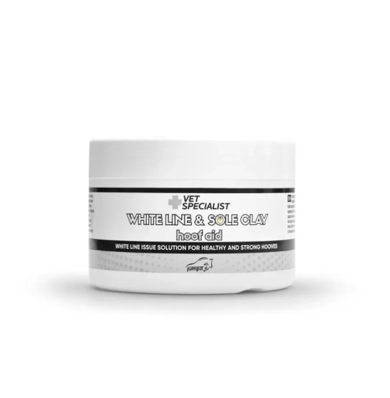 White Lne & Sole Clay Jump It Vet Specialist