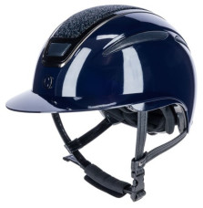 Kask Elite Polo Granatowy Lakierowany Covalliero