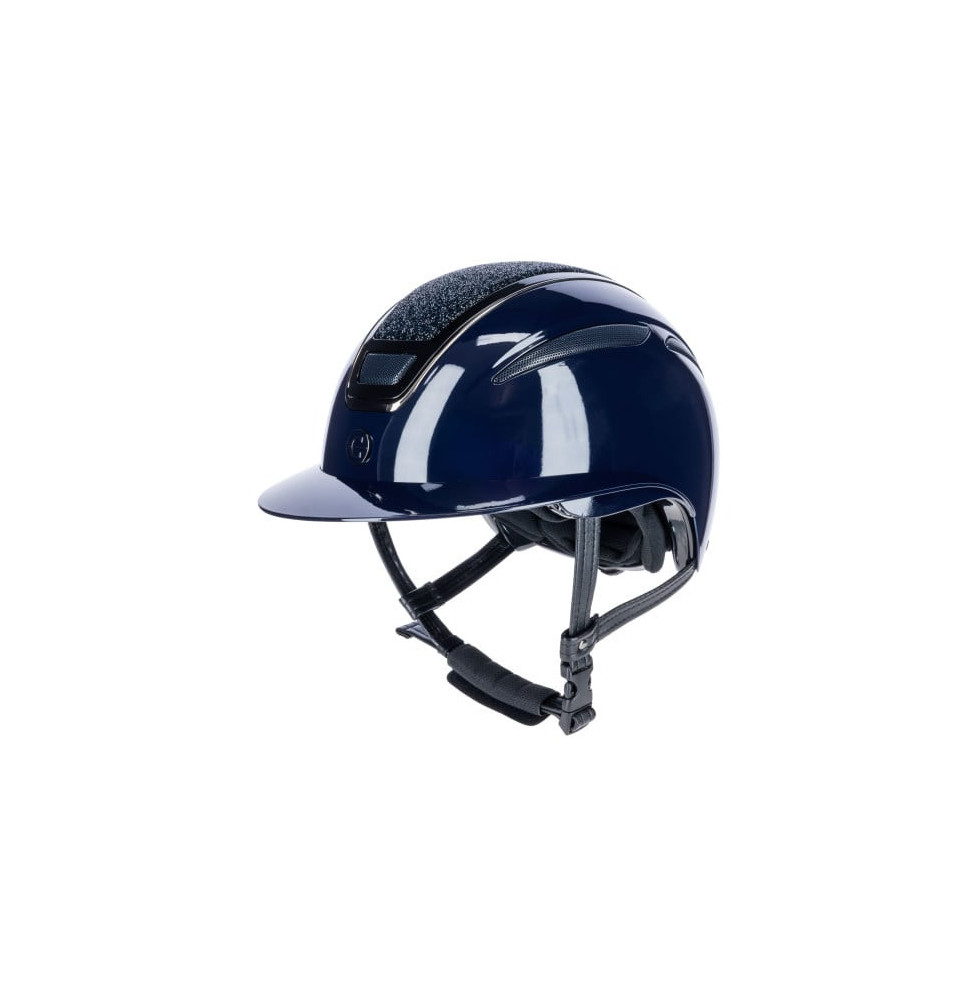 Kask Elite Polo Granatowy Lakierowany Covalliero