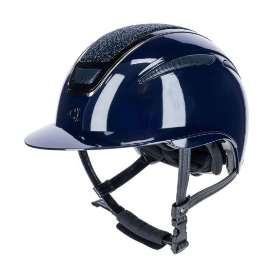 Kask Elite Polo Granatowy Lakierowany Covalliero