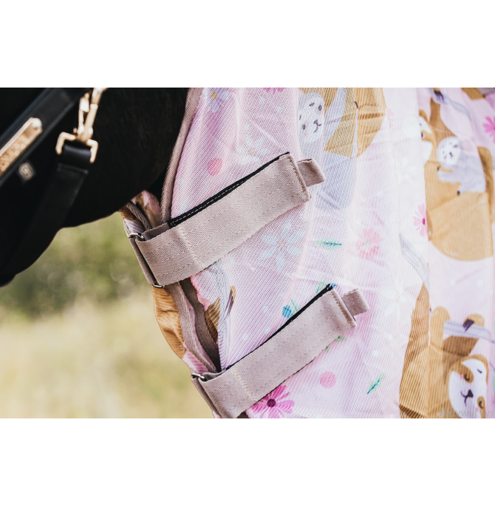 Derka Siatkowa z Kapturem Pink Sloth Savio