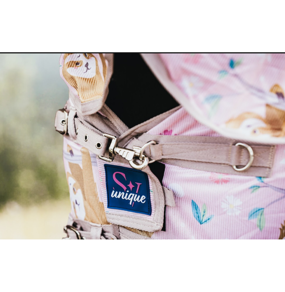 Derka Siatkowa z Kapturem Pink Sloth Savio