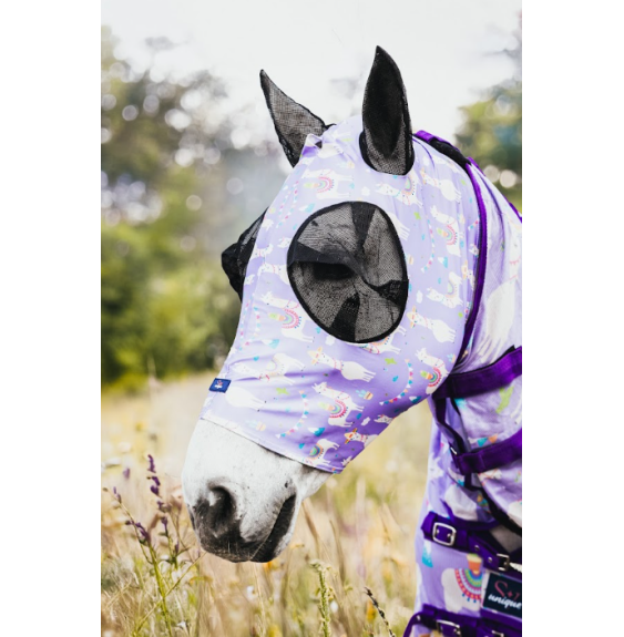 Maska Lycra Purple Llama Savio
