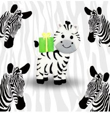 Ciastko Zebra Stable Party 2026 Candy Horse