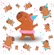 Ciastko Capibara Stable Party 2026 Candy Horse
