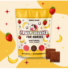 Żelki Owocowe Dla Koni Banan+Truskawka Camdy Horse