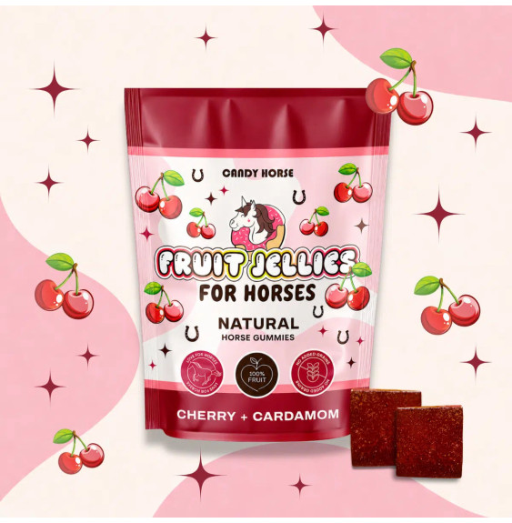 Żelki Owocowe Dla Koni Wiśnia+Kardamon Candy Horse
