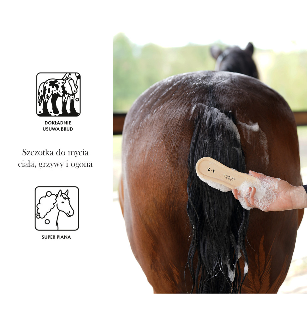 Szczotka Bath & Scrub – Do Kąpieli i Szorowania Konia Lullalove