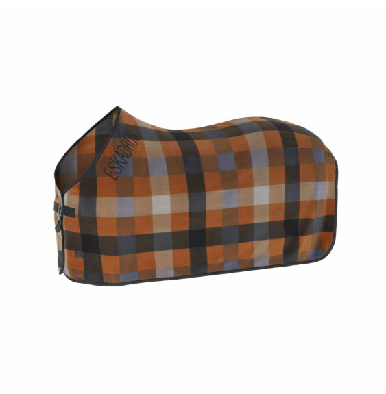 Derka Polarowa Fleece Check Platinum 26 Eskadron