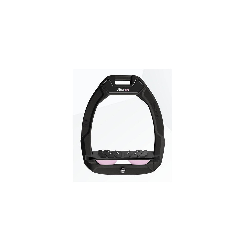 Strzemiona Safe On Ultra Grip Czarne/Jasnoróżowe Flex On