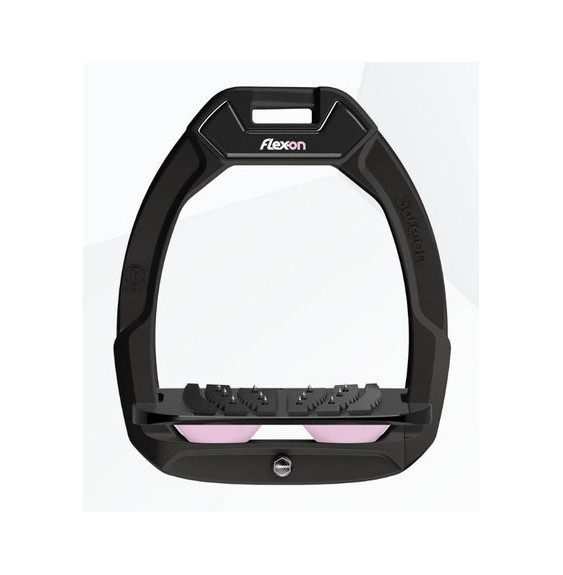 Strzemiona Safe On Ultra Grip Czarne/Jasnoróżowe Flex On