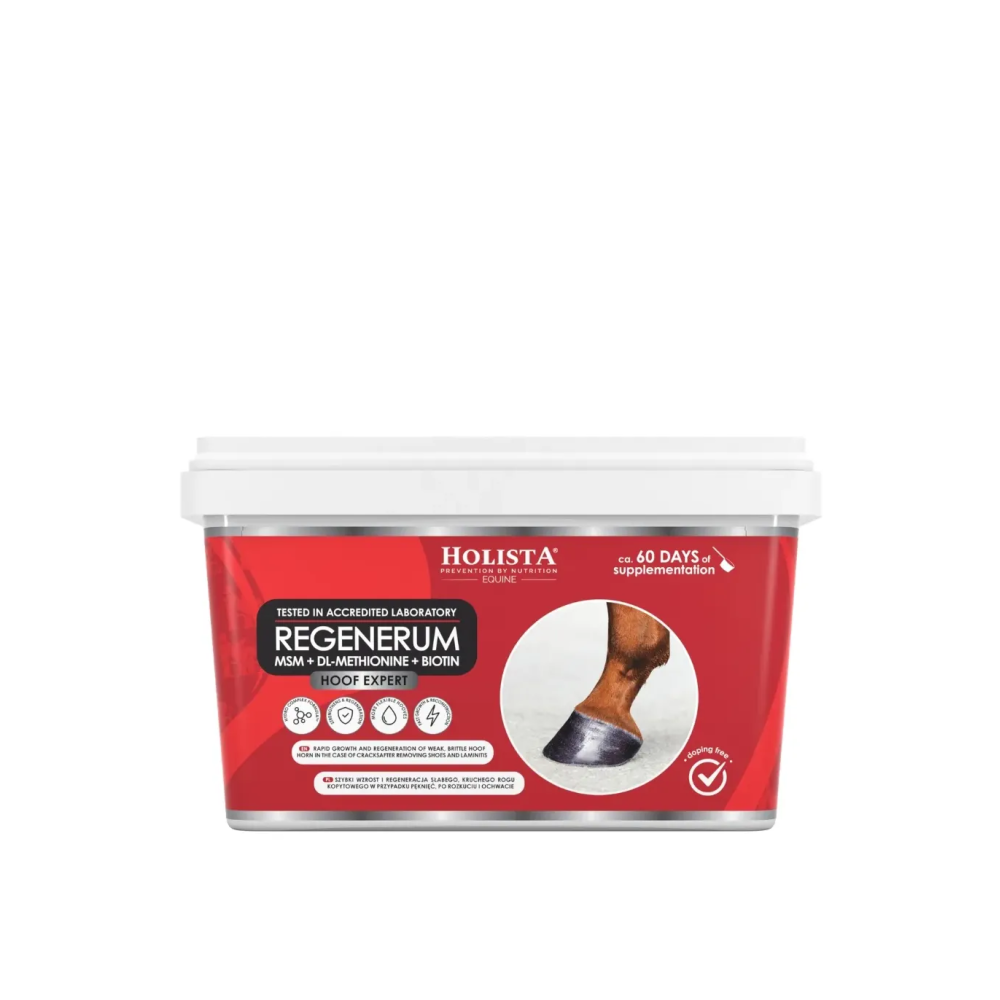 Hoof Expert Regenerum na Szybki Wzrost i Regeneracje Kopyt Holista Equine