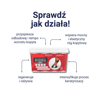 Hoof Expert Regenerum na Szybki Wzrost i Regeneracje Kopyt Holista Equine
