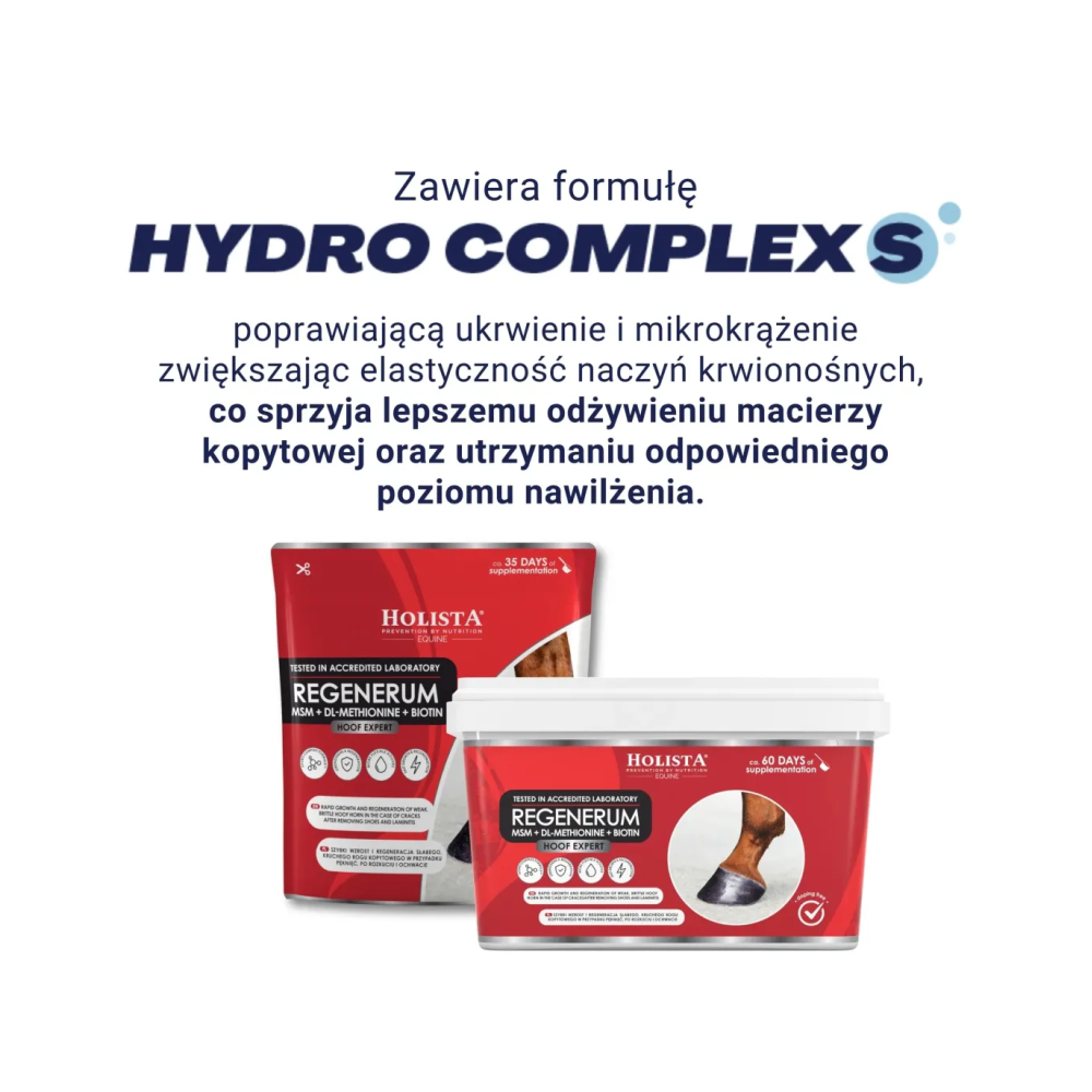 Hoof Expert Regenerum na Szybki Wzrost i Regeneracje Kopyt Holista Equine