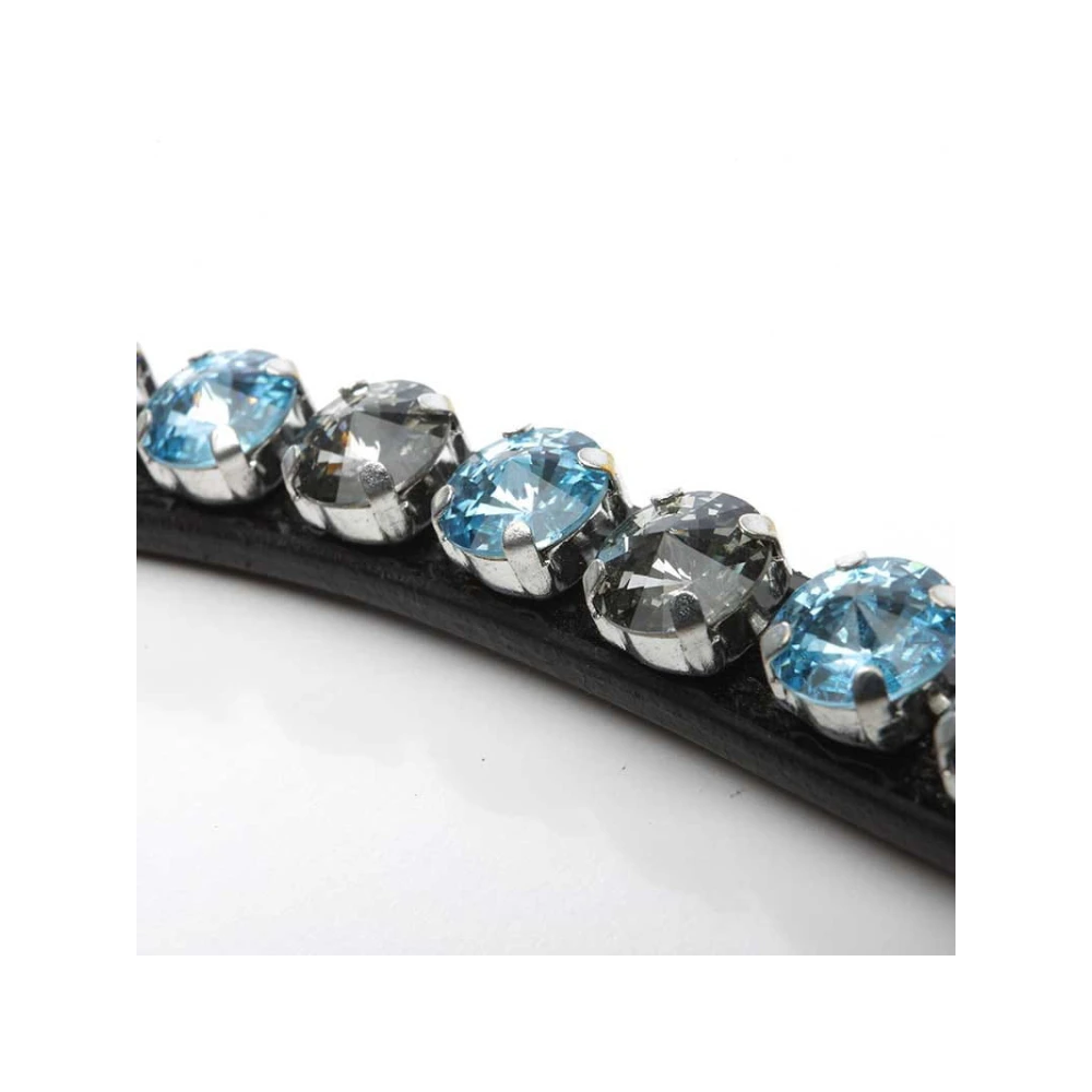 Naczółek Black Grey-Lightblue Diamond Kavalkade