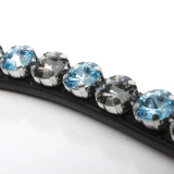 Naczółek Black Grey-Lightblue Diamond Kavalkade