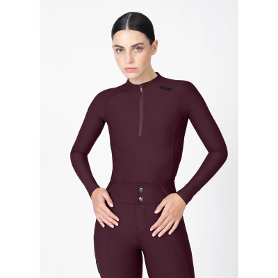 Bluzka z Długim Rękawem Origin (Burgundy) Maximilian Equestrian
