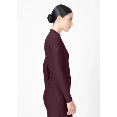 Bluzka z Długim Rękawem Origin (Burgundy) Maximilian Equestrian
