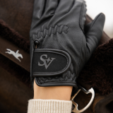 Rękawiczki Black Grip Savio Equestrian | HiHorse