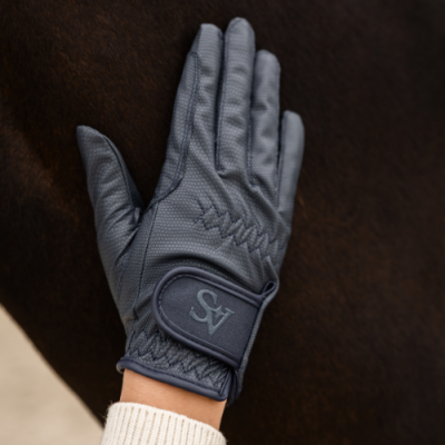 Rękawiczki Navy Grip SAVIO EQUESTRIAN | HiHorse