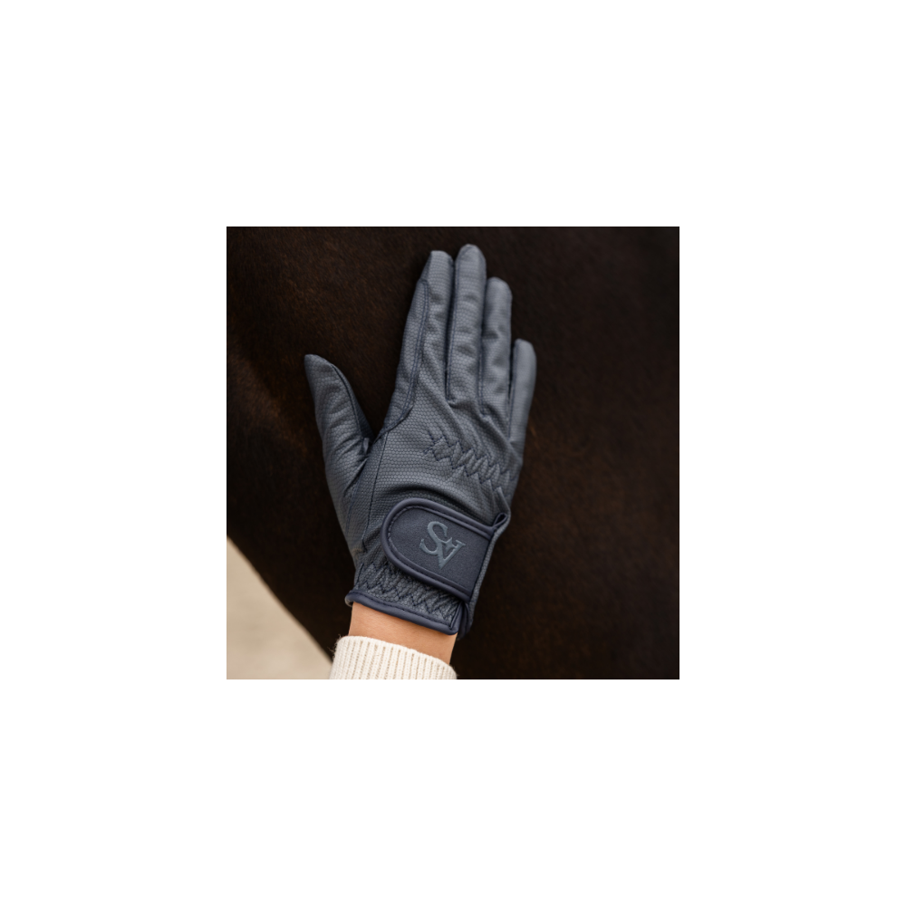 Rękawiczki Navy Grip SAVIO EQUESTRIAN | HiHorse