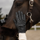 Rękawiczki Jeździeckie Zimowe SAVIO EQUESTRIAN | Czarne