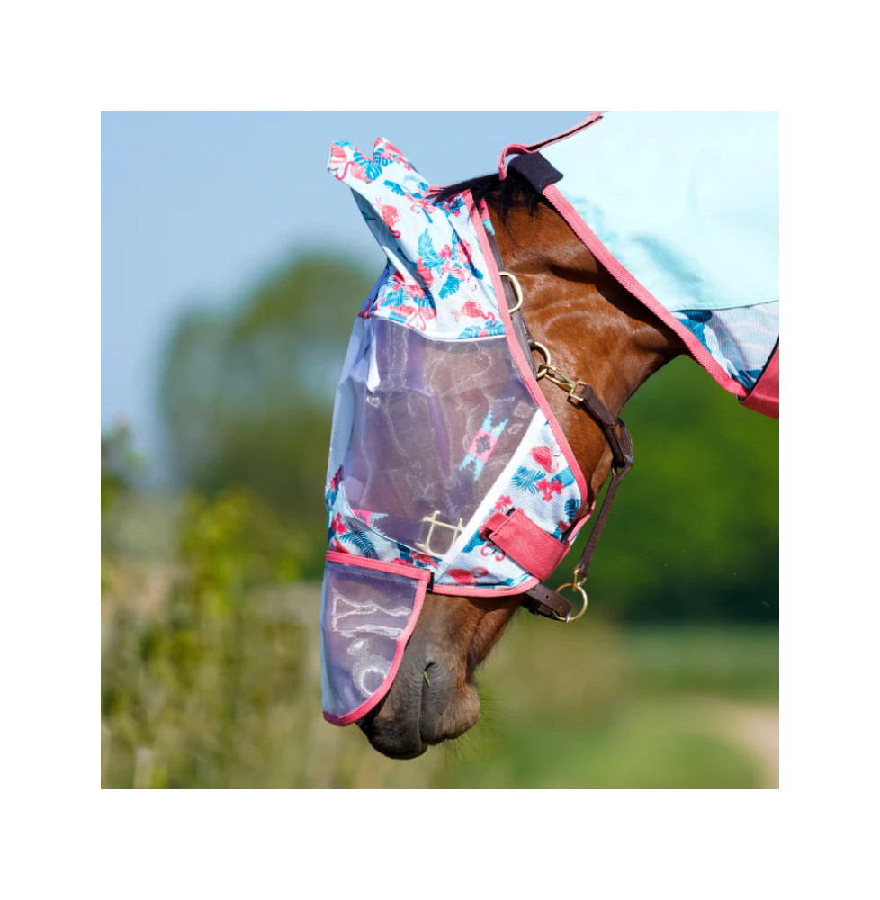 Maska na Owady Mash Flamingo Ponyo Horsewear