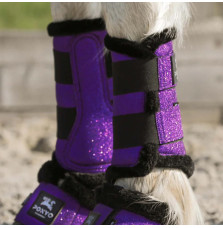 Brokatowe Ochraniacze Deep Purple Ponyo Horsewear