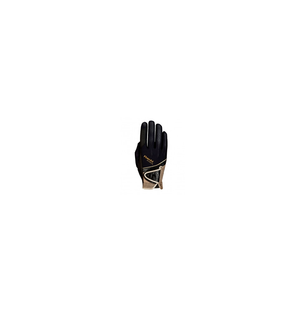 Rękawiczki Madrid Black/Gold Roeckl
