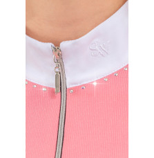 Koszula Konkursowa Premium Długi Rękaw z Kryształami Swarovski Silwear