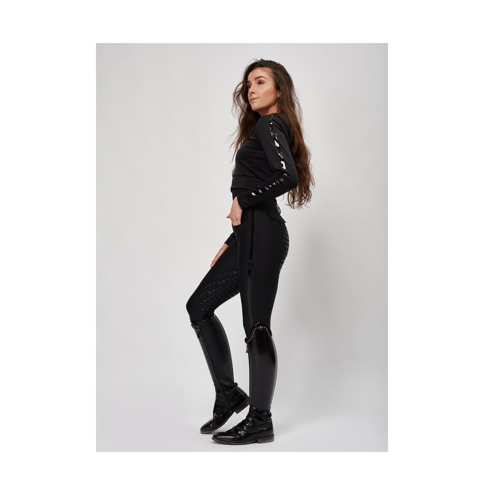 Bryczesy Reflection (Black) Maximilian Equestrian