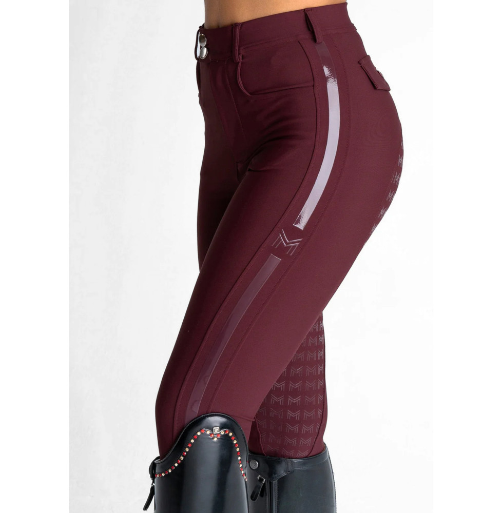 Bryczesy Reflection (Burgundy) Maximilian Equestrian