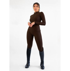 Legginsy Jeździeckie Pro Riding (Chocolate) Maximilian Equestrian