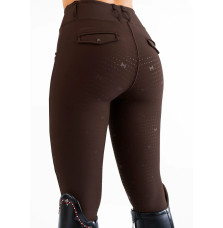 Legginsy Jeździeckie Pro Riding (Chocolate) Maximilian Equestrian