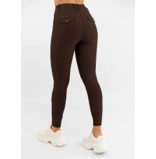 Legginsy Jeździeckie Pro Riding (Chocolate) Maximilian Equestrian