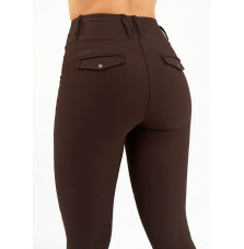 Legginsy Jeździeckie Pro Riding (Chocolate) Maximilian Equestrian