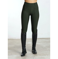 Legginsy Jeździeckie Pro Riding (Hunter Green) Maximilian Equestrian