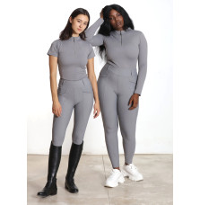 Legginsy Jeździeckie Pro Riding (Grey) Maximilian Equestrian