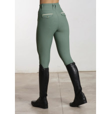 Legginsy Jeździeckie Pro Riding (Army Green) Maximilian