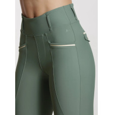 Legginsy Jeździeckie Pro Riding (Army Green) Maximilian