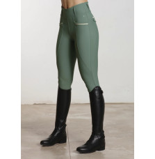 Legginsy Jeździeckie Pro Riding (Army Green) Maximilian