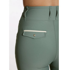 Legginsy Jeździeckie Pro Riding (Army Green) Maximilian