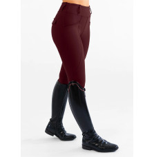 Legginsy Jeździeckie Pro Riding (Burgundy) Maximilian Equestrian